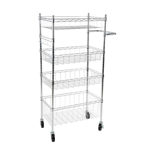 Organize It All 4 Tier Utility Cart